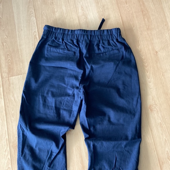 Navy blue Small Roots drawstring pants - Picture 5 of 6
